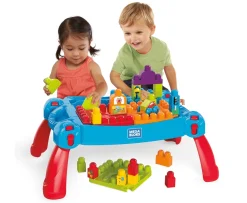Ken Black Mega Bloks Build'n Learn Table| Building & Vehicle Toys