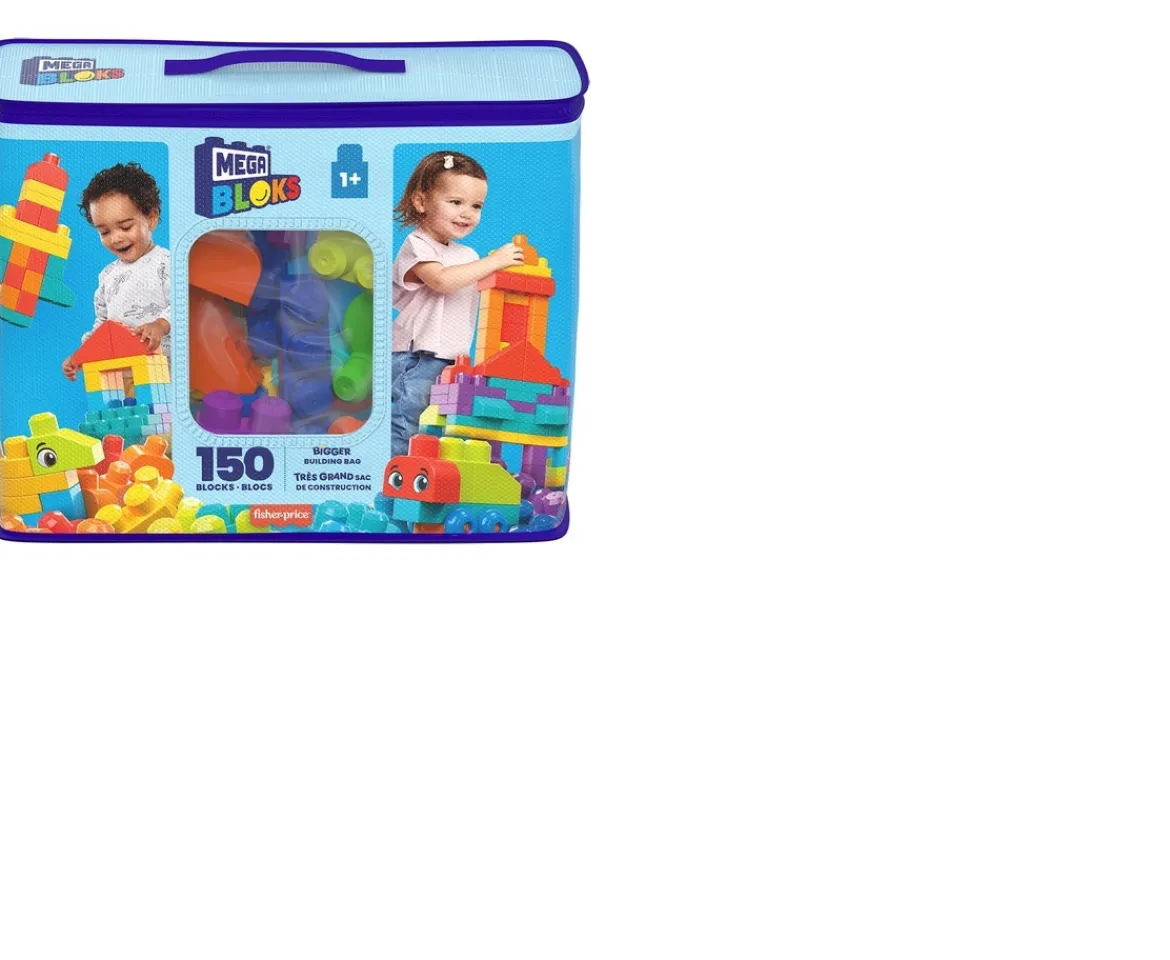 Ken Black Mega Bloks First Builders Deluxe Building Bag Playset| Building & Vehicle Toys