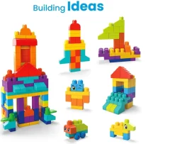 Ken Black Mega Bloks First Builders Deluxe Building Bag Playset| Building & Vehicle Toys