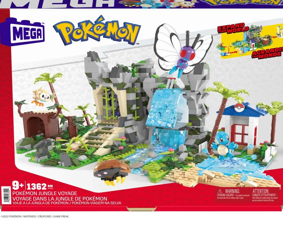 Ken Black Mega Pokémon Ultimate Jungle Expedition| Building & Vehicle Toys