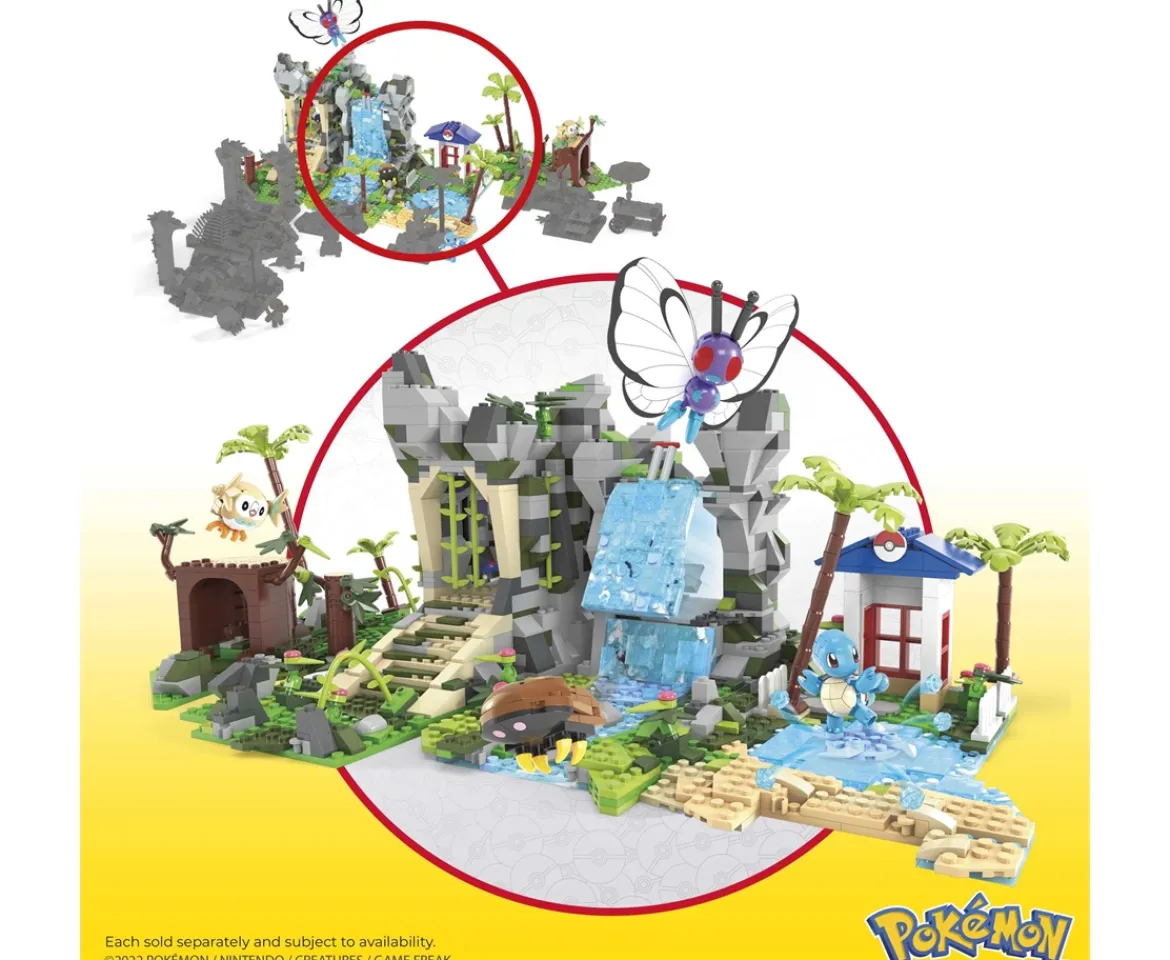Ken Black Mega Pokémon Ultimate Jungle Expedition| Building & Vehicle Toys