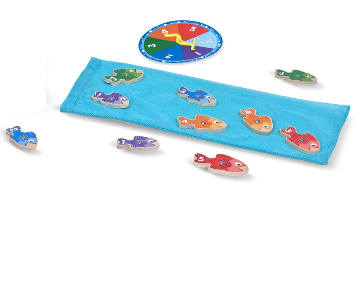 Ken Black Melissa & Doug Catch & Count Fishing Game| Preschool & Electronic Learning