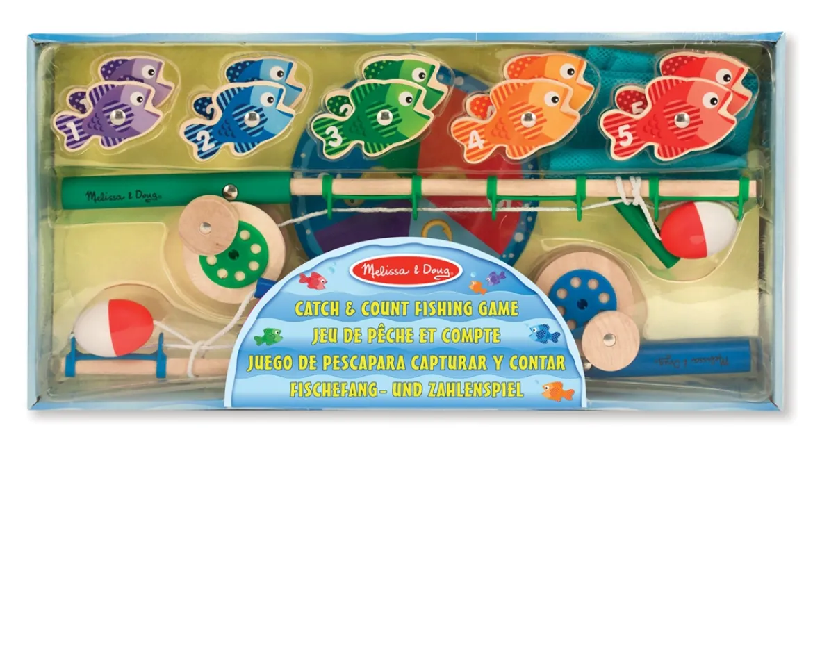 Ken Black Melissa & Doug Catch & Count Fishing Game| Preschool & Electronic Learning