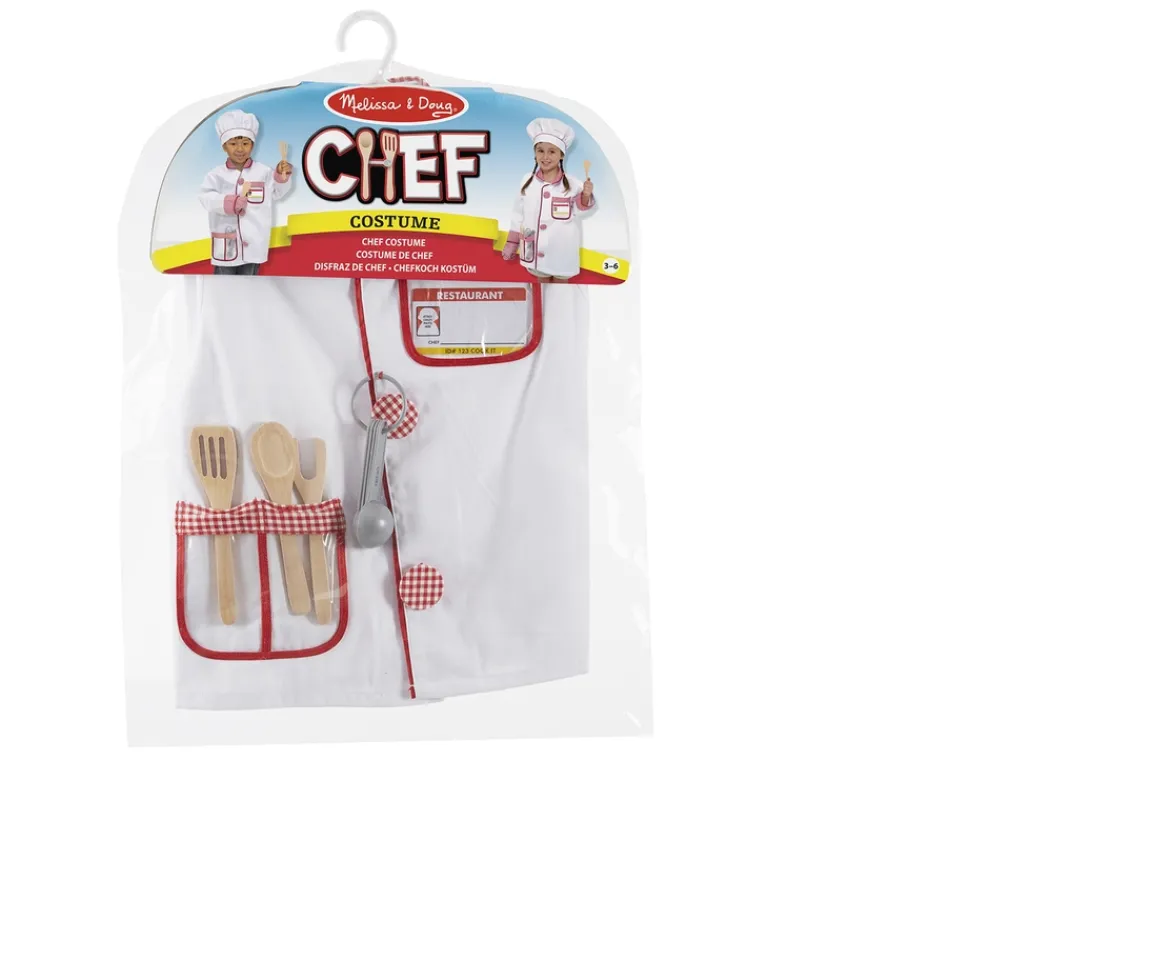 Ken Black Melissa & Doug Chef Role Play Set| Imaginative Play|Dolls & Dollhouses