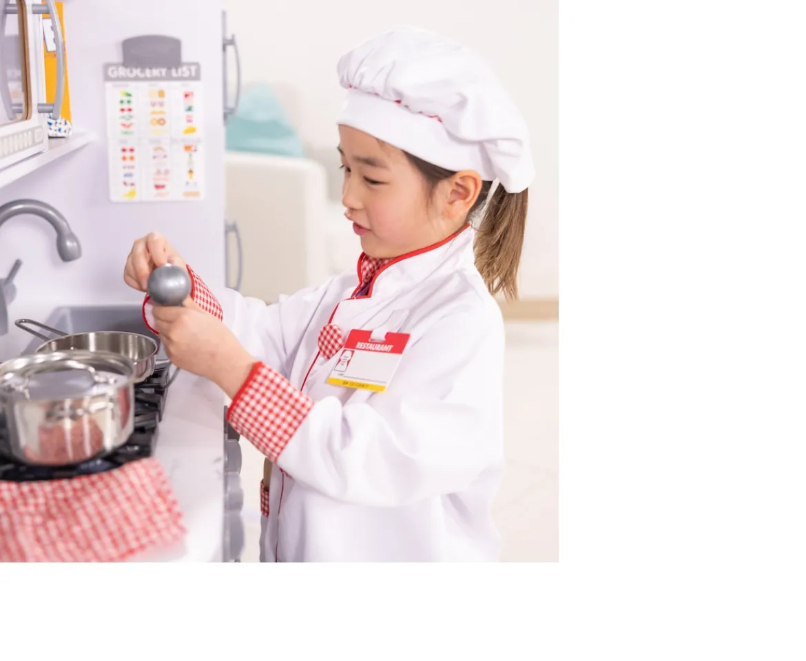 Ken Black Melissa & Doug Chef Role Play Set| Imaginative Play|Dolls & Dollhouses