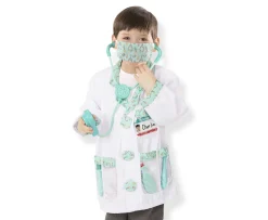 Ken Black Melissa & Doug Doctor Dress Up Costume Set| Imaginative Play