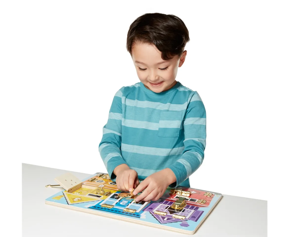 Ken Black Melissa & Doug Latches Board| Preschool & Electronic Learning