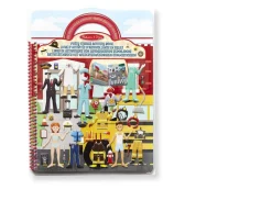 Ken Black Melissa & Doug Puffy Sticker Activity Book - Cool Careers| Art & Crafts