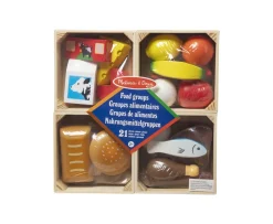 Ken Black Melissa & Doug Wooden Food Groups Set| Wooden Toys|Preschool & Electronic Learning