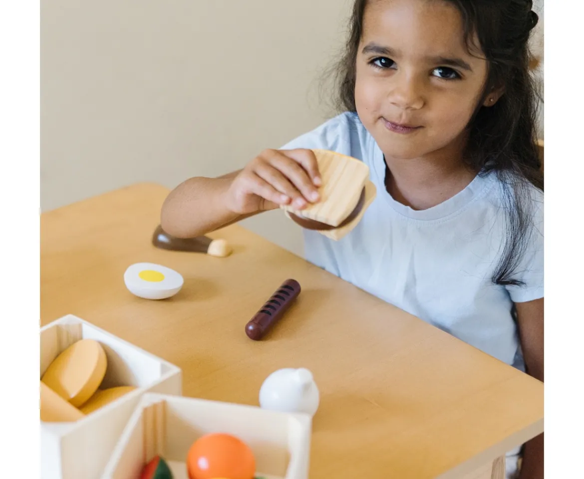 Ken Black Melissa & Doug Wooden Food Groups Set| Wooden Toys|Preschool & Electronic Learning