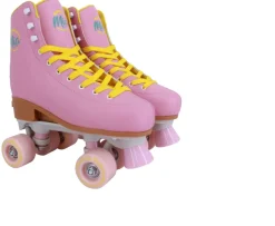 Ken Black Mia Retro Quad Skates Pink 13-2| Roller Skates