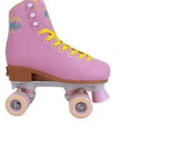 Ken Black Mia Retro Quad Skates Pink 13-2| Roller Skates