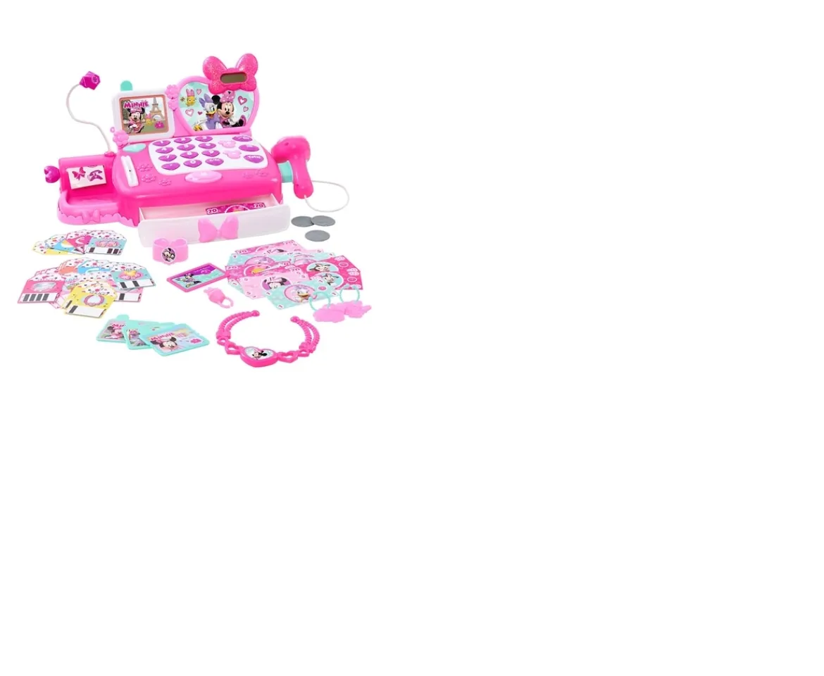 Ken Black Minnie's Shop N' Scan Talking Cash Register| Preschool & Electronic Learning