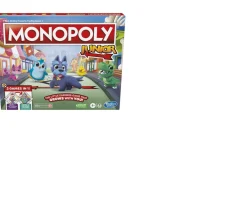 Ken Black Monopoly Junior Board Game, 2-Sided Gameboard, 2 Games in 1, Monopoly Game| Board Games
