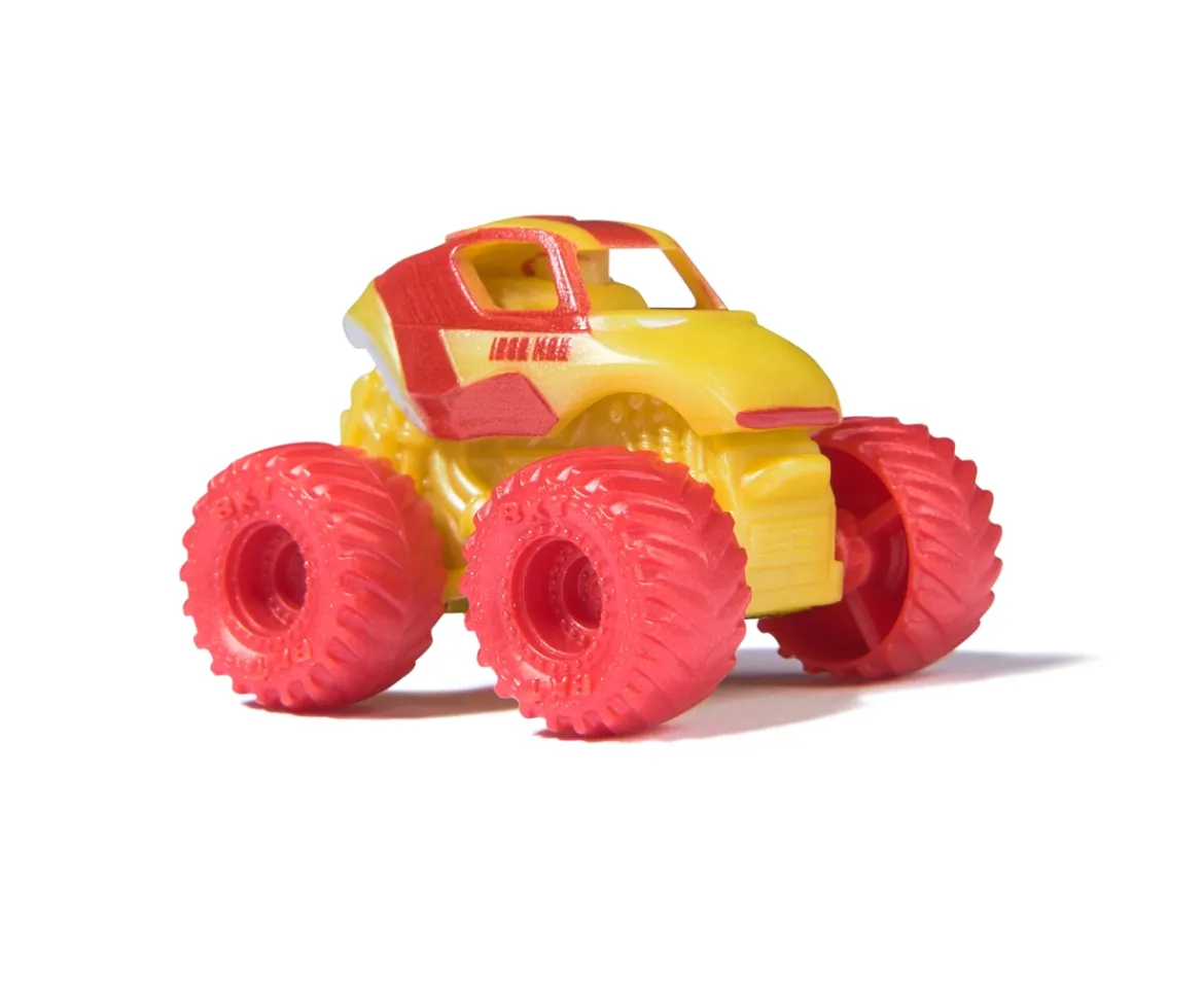 Ken Black Monster Jam Marvel Mini Monster Truck 3-Pack 1:87 Scale| Building & Vehicle Toys