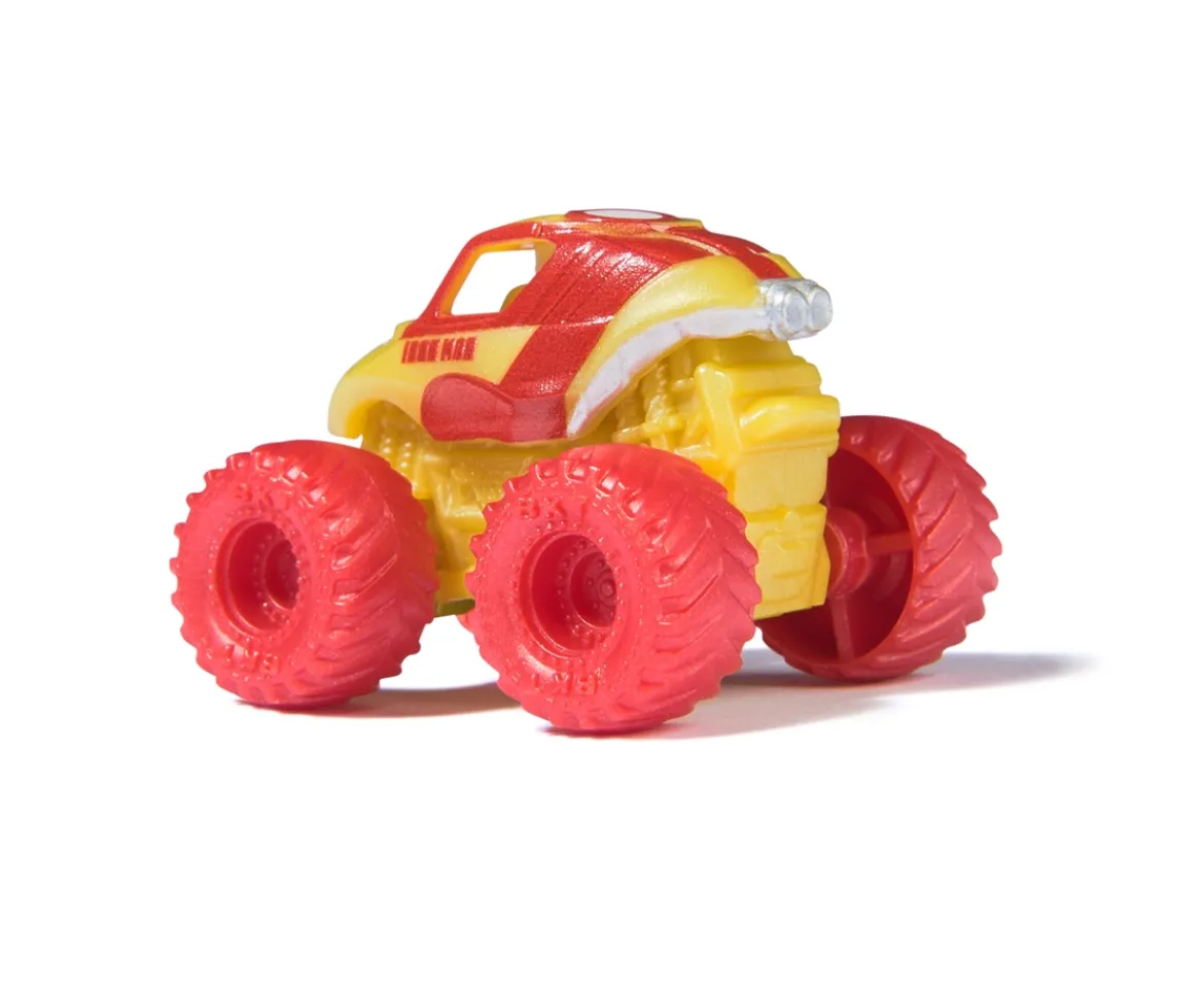 Ken Black Monster Jam Marvel Mini Monster Truck 3-Pack 1:87 Scale| Building & Vehicle Toys