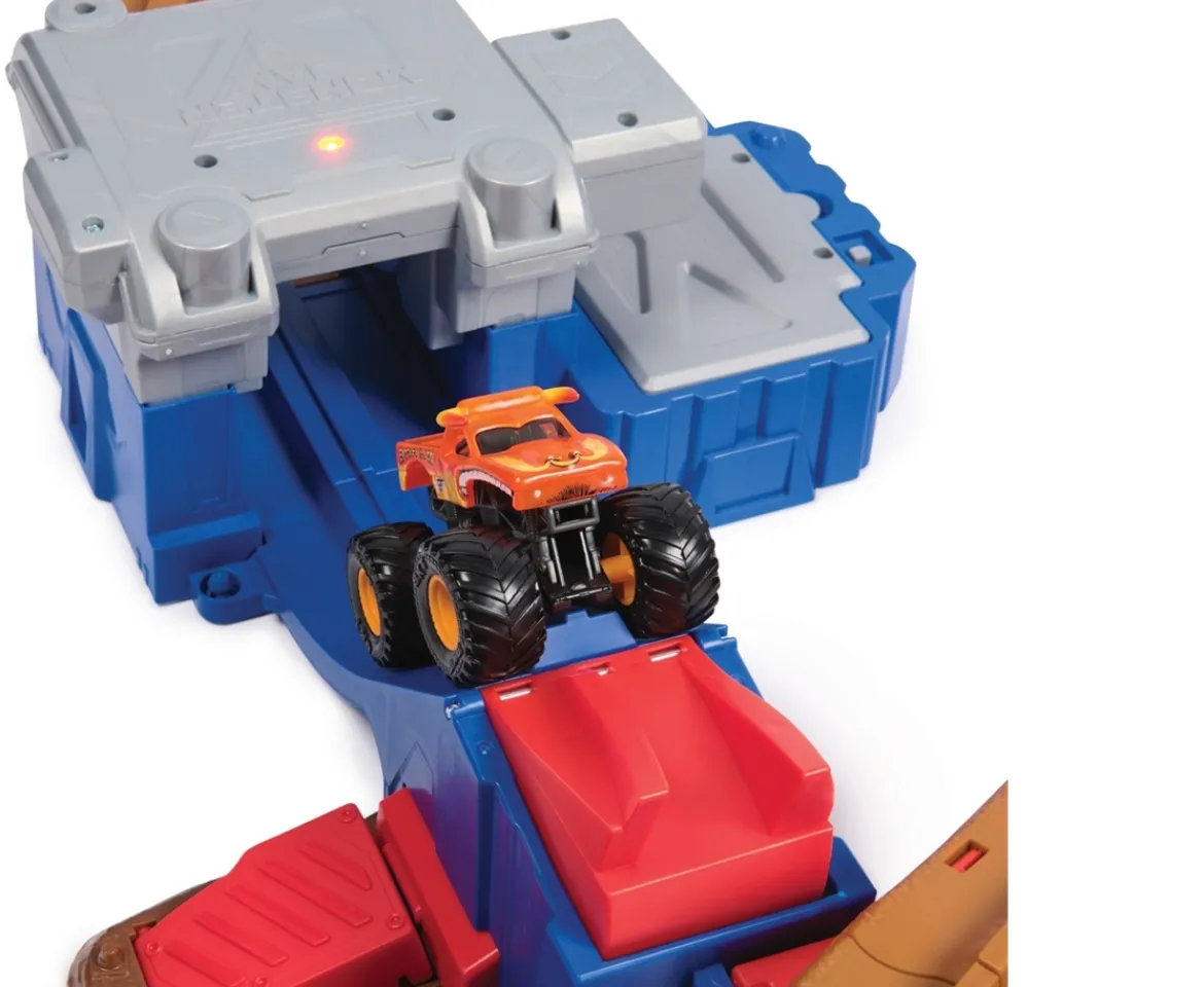 Ken Black Monster Jam Supercharge Speedway Playset| Building & Vehicle Toys