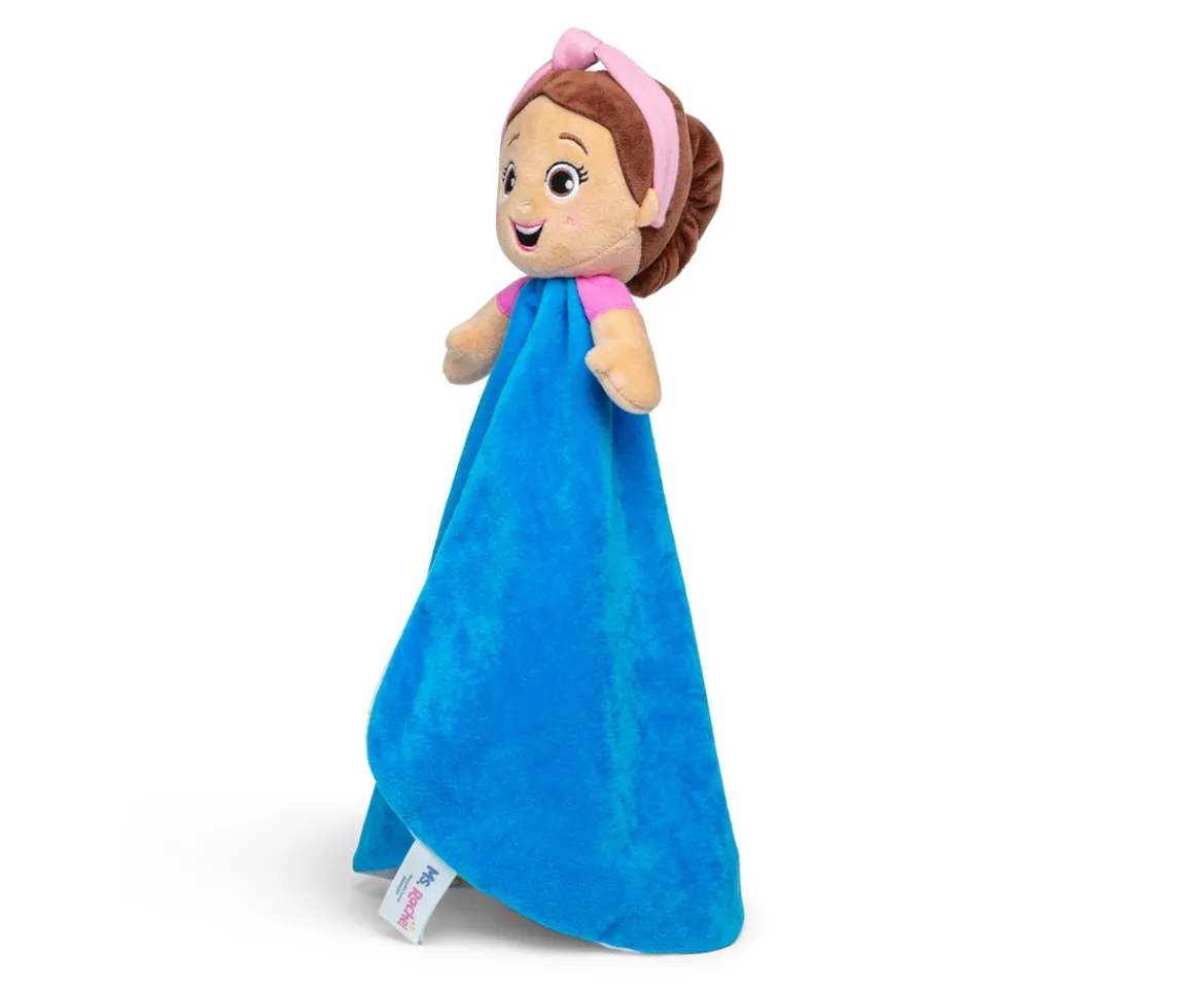 Ken Black Ms. Rachel Huggable Lovey, Double Sided, Machine Washable Security Blanket| Preschool & Electronic Learning