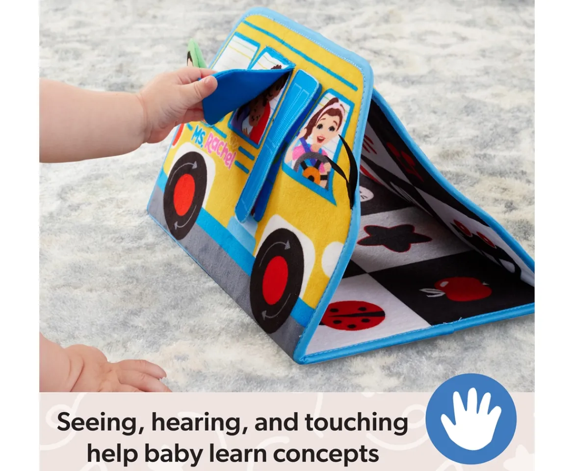 Ken Black Ms. Rachel Tummy Time Activity Bus| Preschool & Electronic Learning