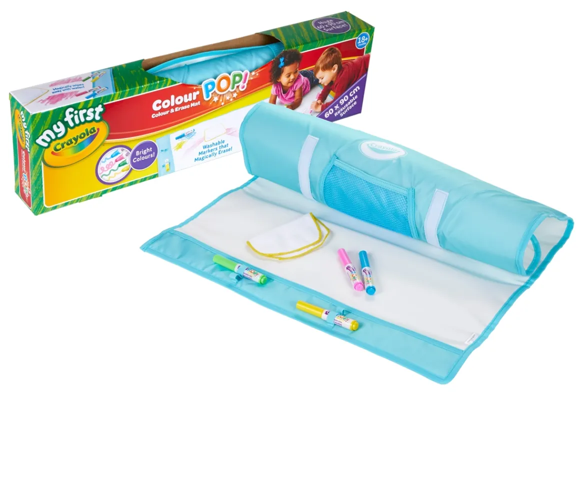 Ken Black My First Crayola Colour Pop Colour and Erase Mat| Crayola|Art & Crafts