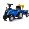 Ken Black New Holland T7 Tractor Ride On with Trailer| Tractors|Pedal & Foot To Floor Ride Ons