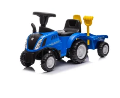 Ken Black New Holland T7 Tractor Ride On with Trailer| Tractors|Pedal & Foot To Floor Ride Ons