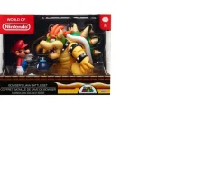 Ken Black Nintendo Super Mario Bowser's Lava Battle Set| Action Figures & Playsets