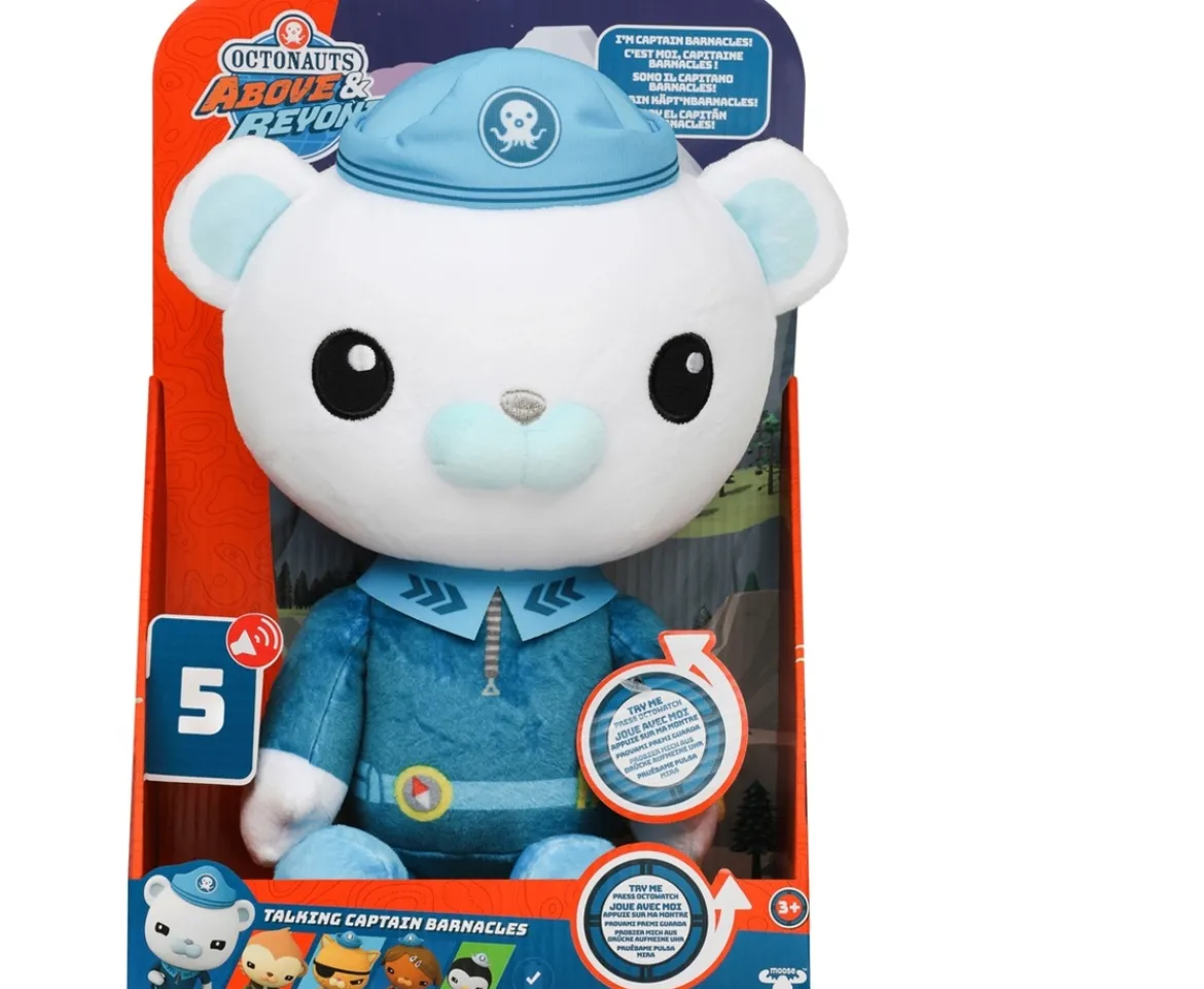 Ken Black Octonauts Above & Beyond Sound Effects Plush Captain Barnacles Toy| Preschool & Electronic Learning