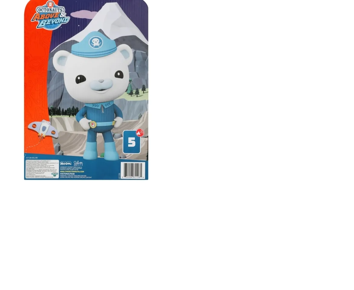 Ken Black Octonauts Above & Beyond Sound Effects Plush Captain Barnacles Toy| Preschool & Electronic Learning