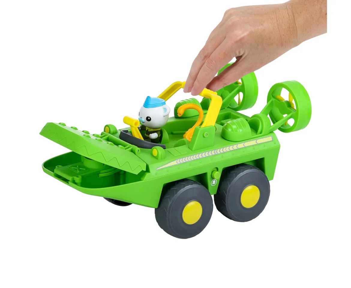 Ken Black Octonauts Deluxe Toy Vehicle & Figure, Gup-K And Captain Barnacles Pack| Building & Vehicle Toys