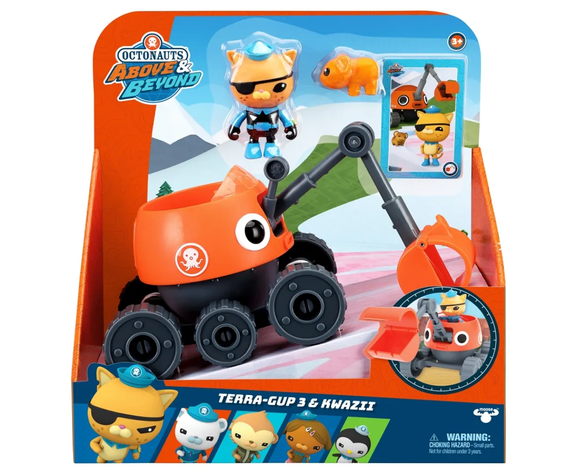 Ken Black Octonauts Terra Gup 3 And Kwazii Deluxe Toy Vehicle & Figure Set| Building & Vehicle Toys