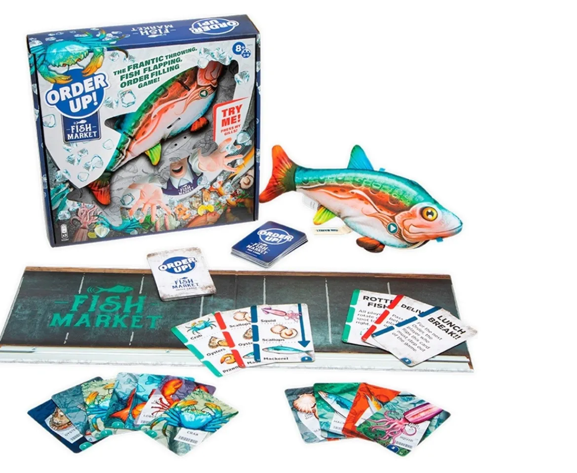Ken Black Order Up: Fish Market Game| Board Games