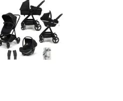 Ken Black Origin XTi Travel System by Babylo with Enfasafe R129 Car Seat| Car Seats & Travel Systems