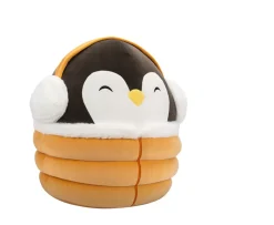 Ken Black Original Squishmallows 16-Inch Luna the Black Penguin| Squishmallows|Soft Toys