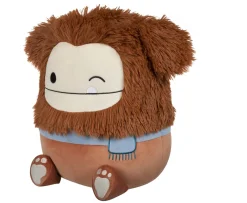 Ken Black Original Squishmallows 12-Inch Benny the Winking Brown Bigfoot| Squishmallows|Soft Toys