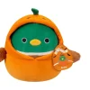 Ken Black Original Squishmallows 16-Inch Avery Mallard Duck with Pumpkin Costume| Squishmallows|Soft Toys