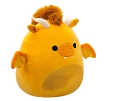 Ken Black Original Squishmallows 16-Inch Mister the Gold Dragon| Squishmallows|Soft Toys