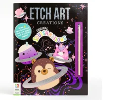 Ken Black Original Squishmallows Scratch Art Creations Book| Art & Crafts