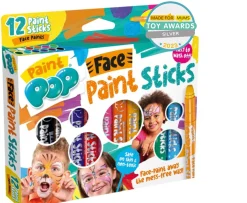 Ken Black Paint Pop 12 pack of Face paints| Art & Crafts