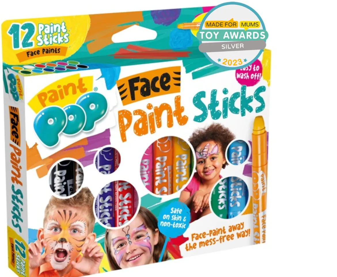 Ken Black Paint Pop 12 pack of Face paints| Art & Crafts