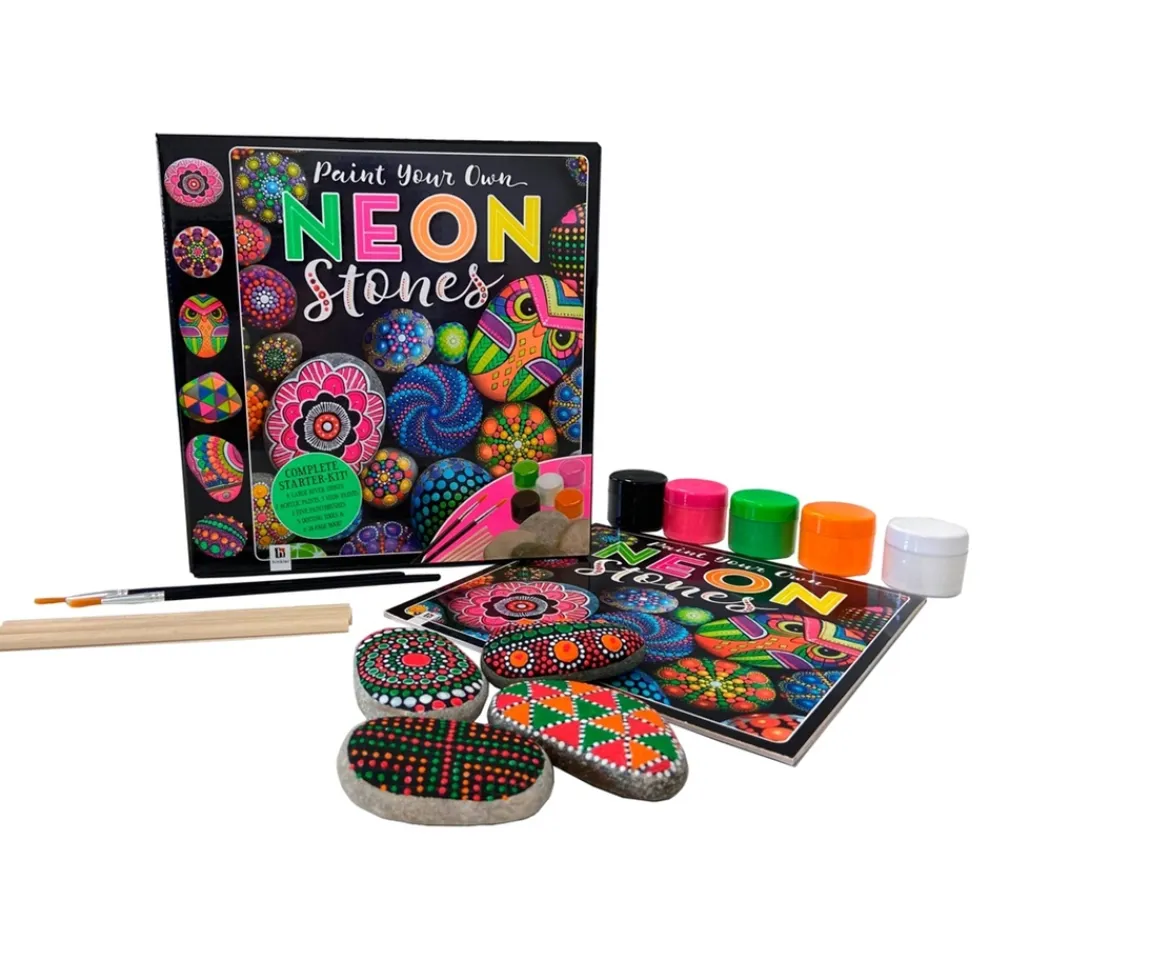 Ken Black Paint Your Own Neon Stones| Art & Crafts