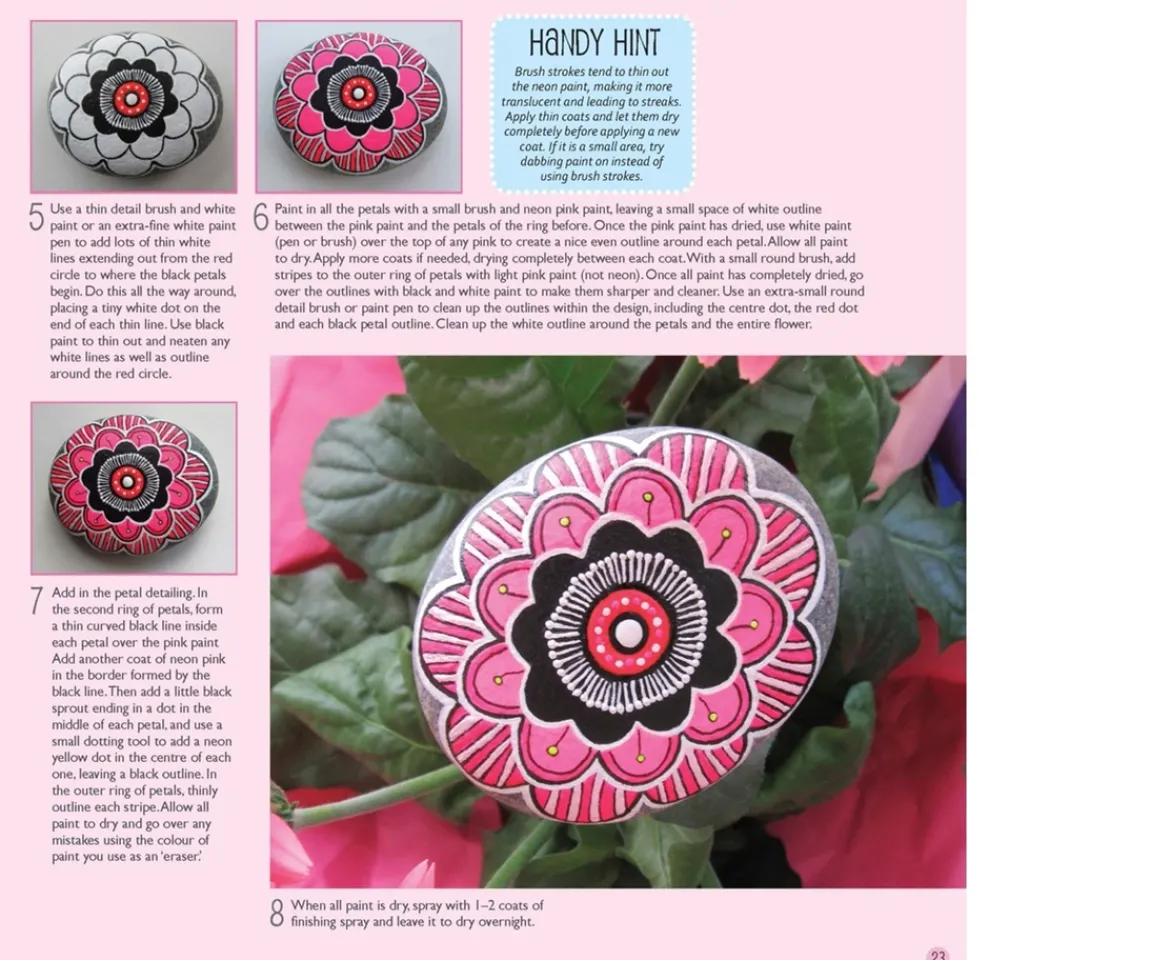 Ken Black Paint Your Own Neon Stones| Art & Crafts