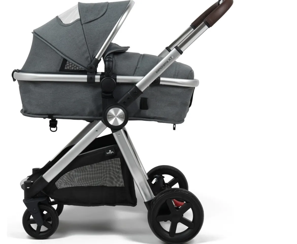 Ken Black Panorama XT i Travel System with i-Size Car Seat - Grey| Car Seats & Travel Systems