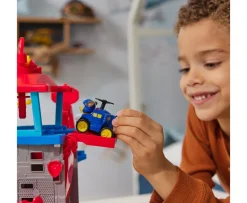 Ken Black PAW Patrol: Air Rescue, Pup Squad Adventure Bay Airport Playset, with Chase Toy Car & PAW Patrol Veh| Preschool & Electronic Learning