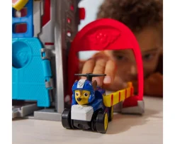 Ken Black PAW Patrol: Air Rescue, Pup Squad Adventure Bay Airport Playset, with Chase Toy Car & PAW Patrol Veh| Preschool & Electronic Learning