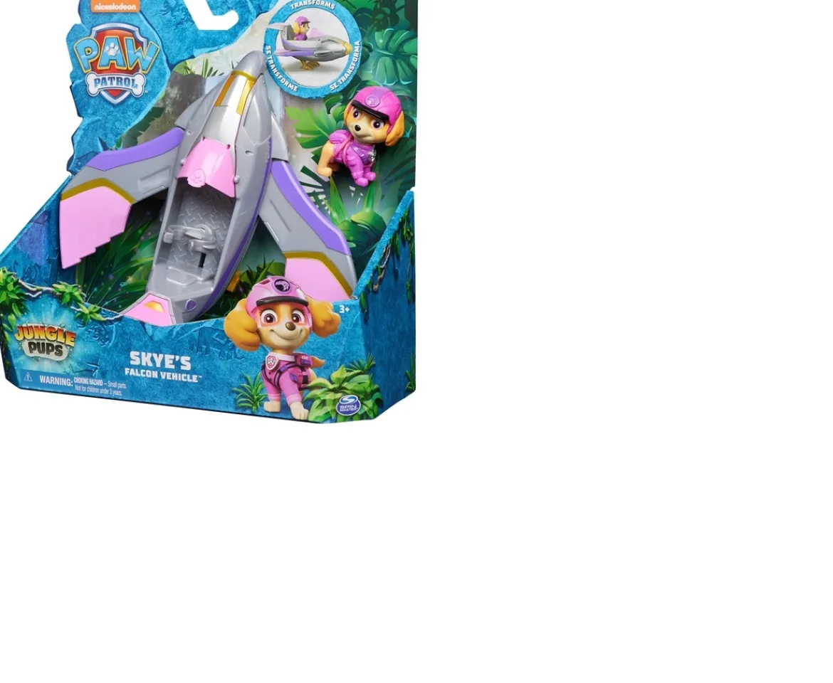 Ken Black PAW Patrol Jungle Pups – Skye Falcon Rescue Vehicle| Preschool & Electronic Learning