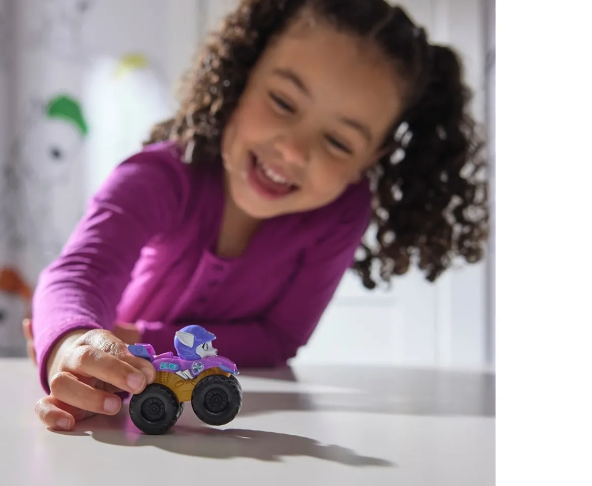 Ken Black PAW Patrol: Rescue Wheels Pup Squad Racers Gift Set with Roxi| Preschool & Electronic Learning