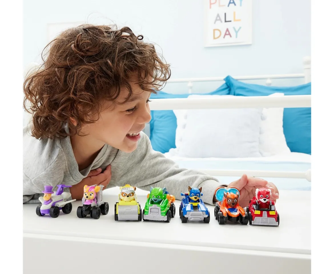 Ken Black PAW Patrol: The Mighty Movie Pup Squad Racers Assortment| Preschool & Electronic Learning