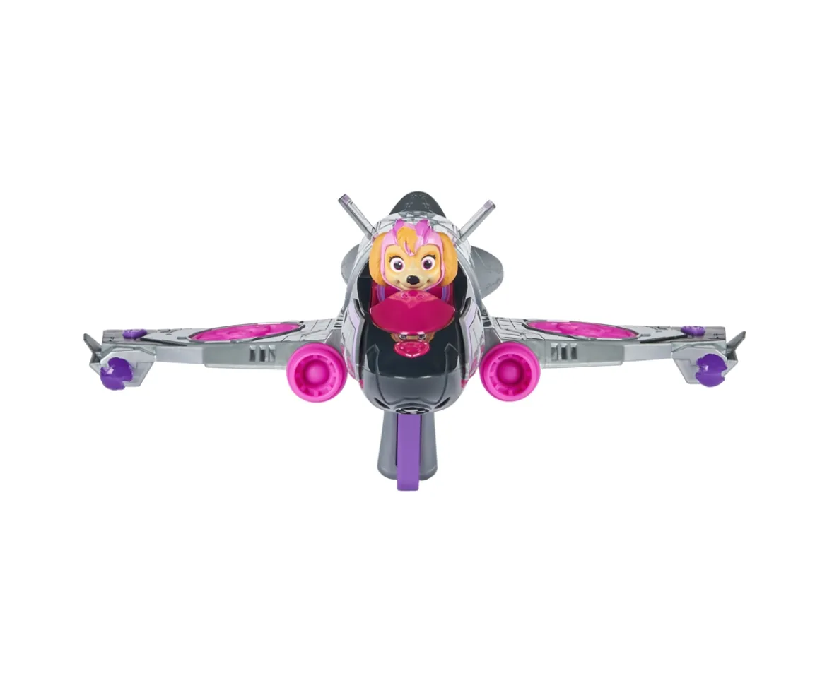 Ken Black PAW Patrol: The Mighty Movie Transforming Rescue Jet with Skye| Preschool & Electronic Learning