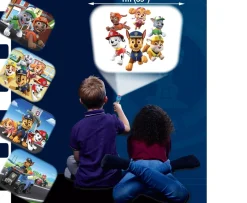 Ken Black PAW Patrol Torch & Projector Set| Preschool & Electronic Learning